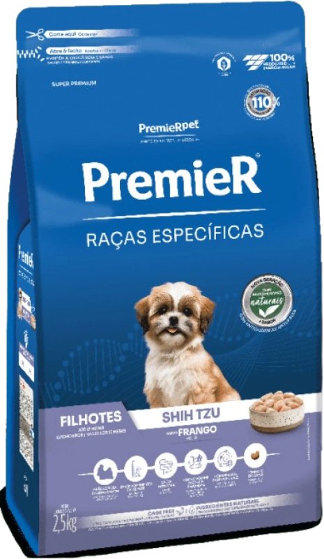 Premier Raças Específicas Shih Tzu Filhotes Frango