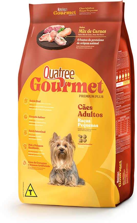 Quatree Gourmet Cães Adultos RP - Mix de carnes