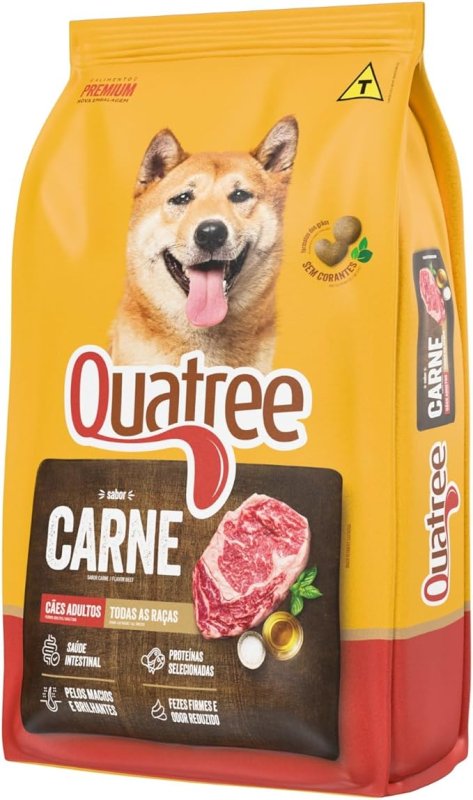 Quatree Cães Adultos Todas as raças - Sabor carne